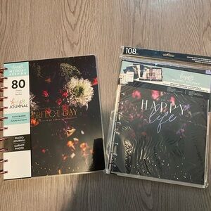 Happy Memory Keeping Big Rustic Blooms Perfect Day Photo Journal and Extension